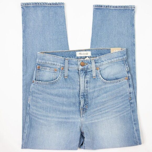 NEW Madewell Classic Straight Jeans in Meadowland Wash,27‎ - Picture 8 of 16